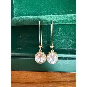 dangle sparkly earrings